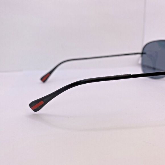 Prada Sunglasses Authentic Frames SPR 50R 7AX-5L0 59 [] 14 135 MM Black Red - Picture 6 of 11